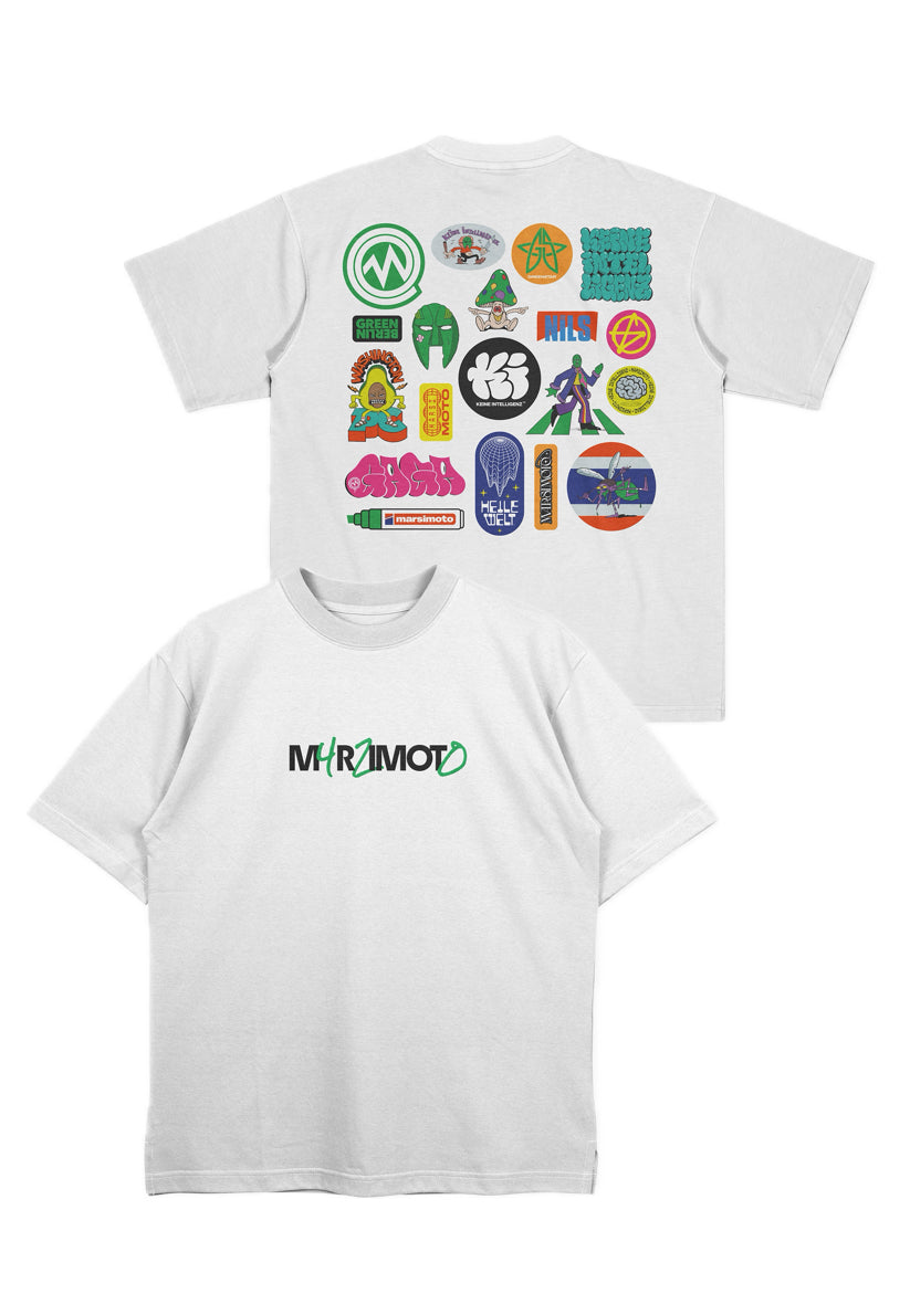 PROHIBITED x MARSIMOTO T-SHIRT BUNDLE (T-SHIRT OFF-WHITE + CD 